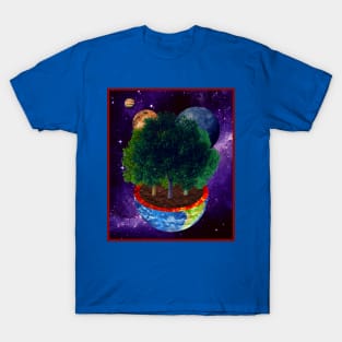 Tree In Space T-Shirt